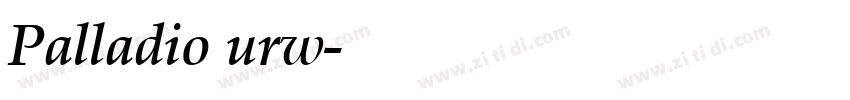 Palladio urw字体转换 Palladio urw字体转换